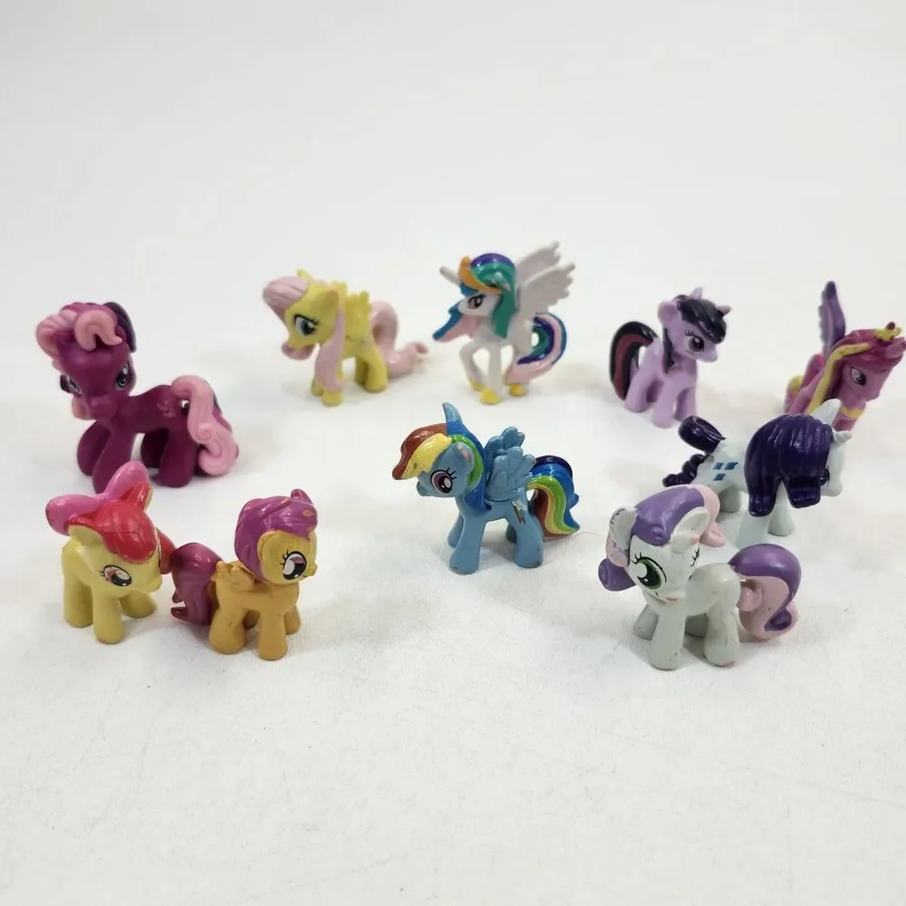 My Little Pony MLP Friendship is Magic Blind Bag Mini Figures Toy Lot of 10